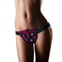 Lovelace Harness | Red Strap On Harness | Temptasia