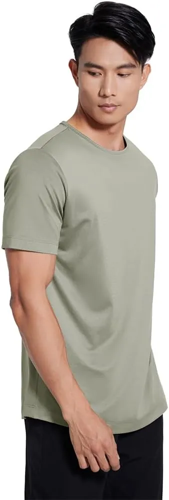 Men's Athletic Short Sleeve T-Shirt - Performance Quick Dry, UPF 50  Sun Protection Lightweight Gym Workout Shirt