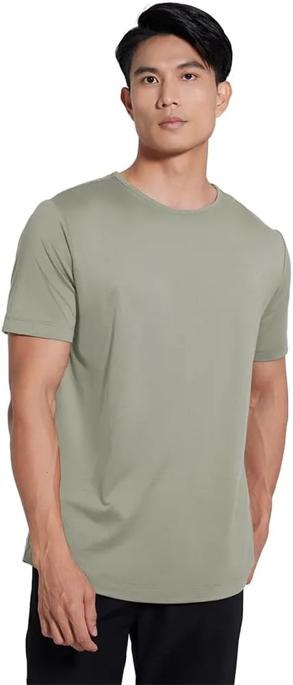 Men's Athletic Short Sleeve T-Shirt - Performance Quick Dry, UPF 50  Sun Protection Lightweight Gym Workout Shirt
