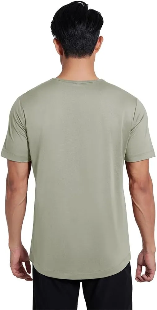 Men's Athletic Short Sleeve T-Shirt - Performance Quick Dry, UPF 50  Sun Protection Lightweight Gym Workout Shirt