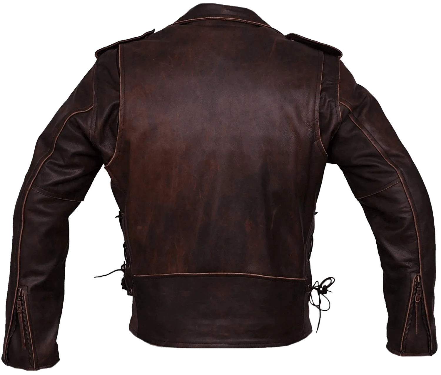 Men's Classic Brando Brown Jacket | Mens Brown Leather Jacket