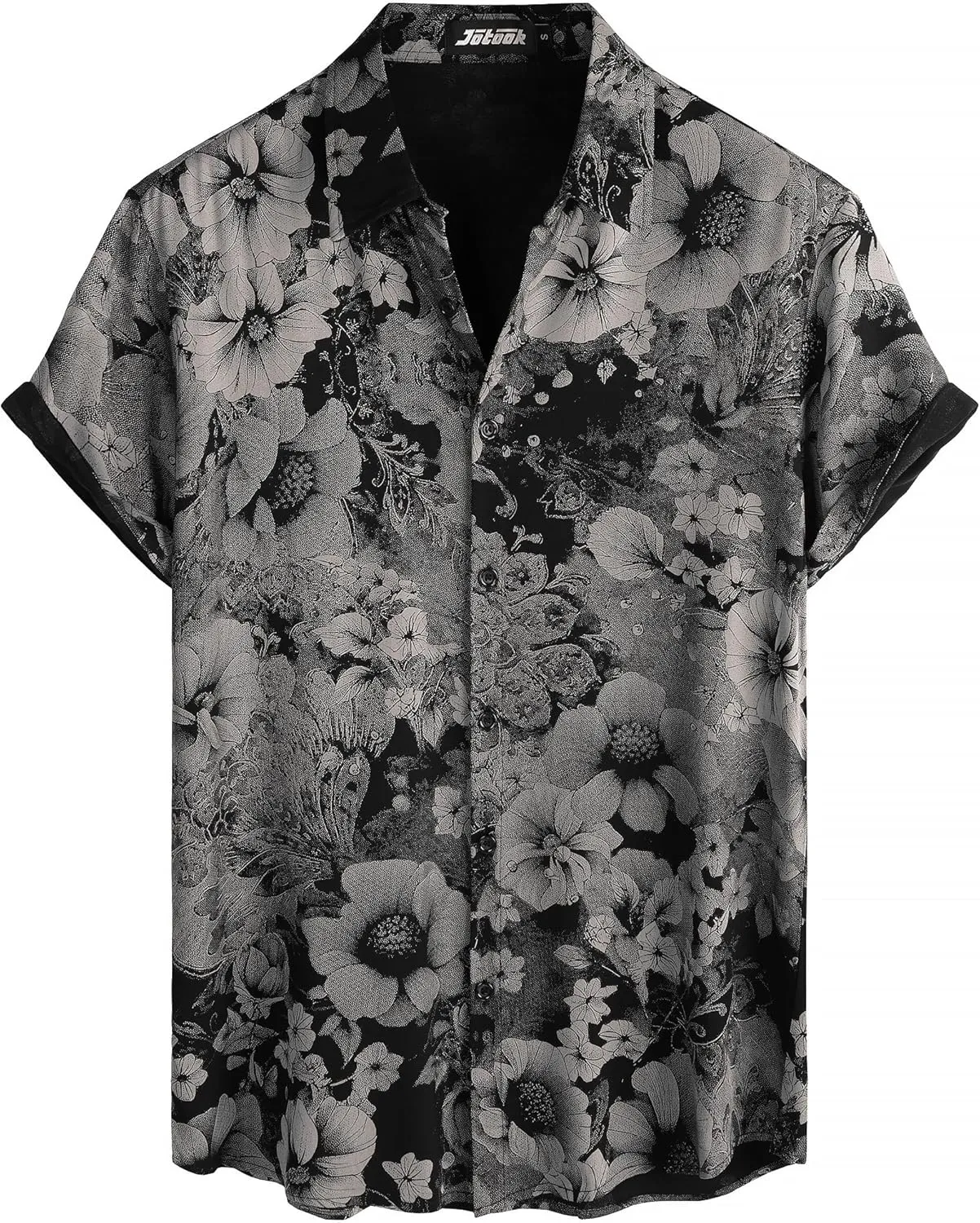 Mens Hawaiian Shirt Short Sleeve Button Down Tropical Shirts Casual Floral Summer Beach Shirt