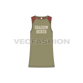 Mens Straight Cut Gym Tank