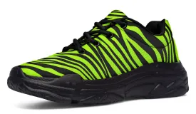 Neon Zebra Chunky Sneakers