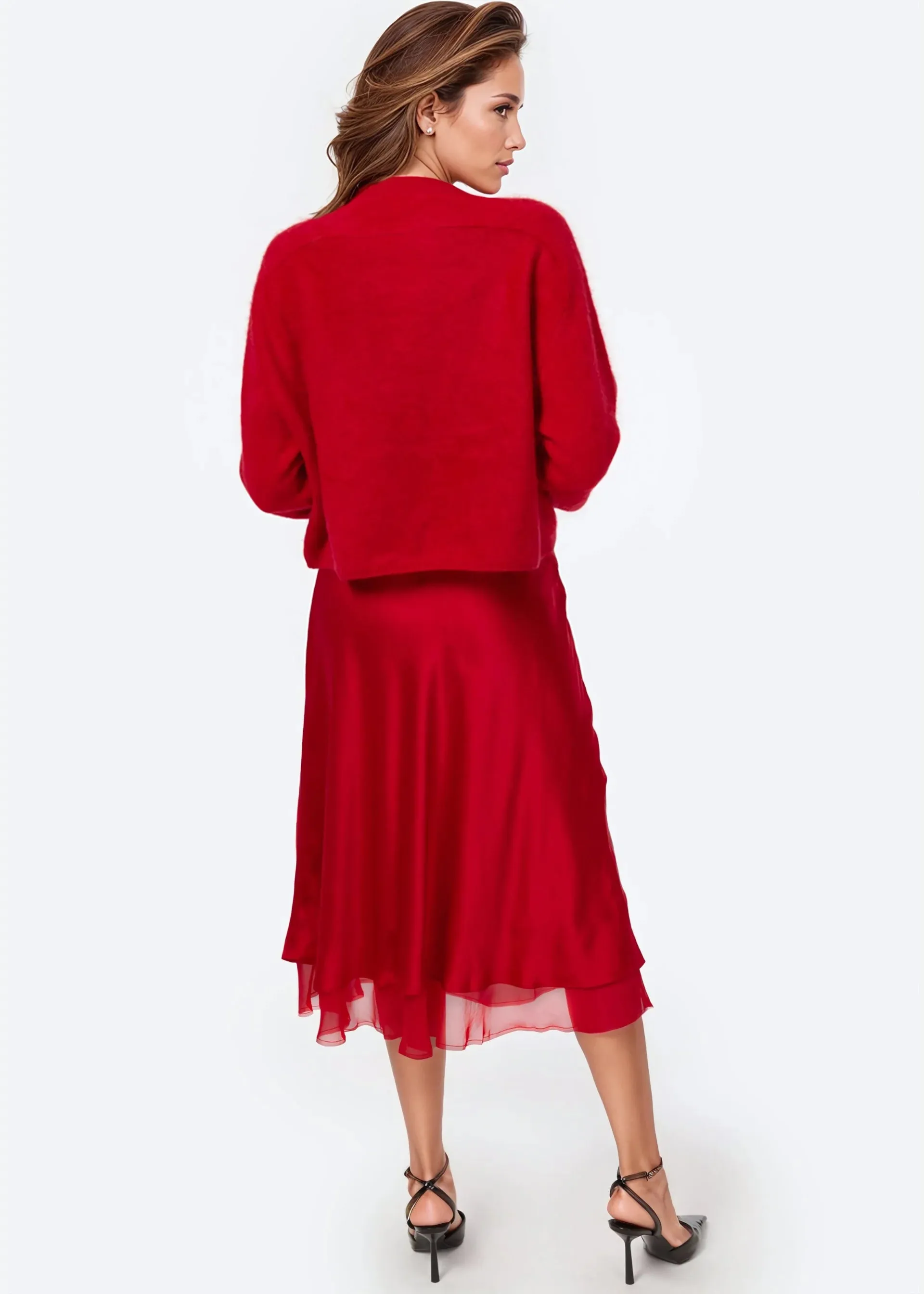 Niall Cashmere Sweater | Cardinal