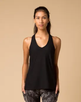 NUX Good Vibes Mesh Running Tank | Black