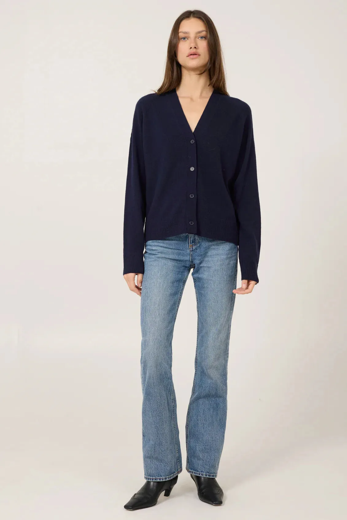 ONE GREY DAY SLOANE CASHMERE CARDIGAN