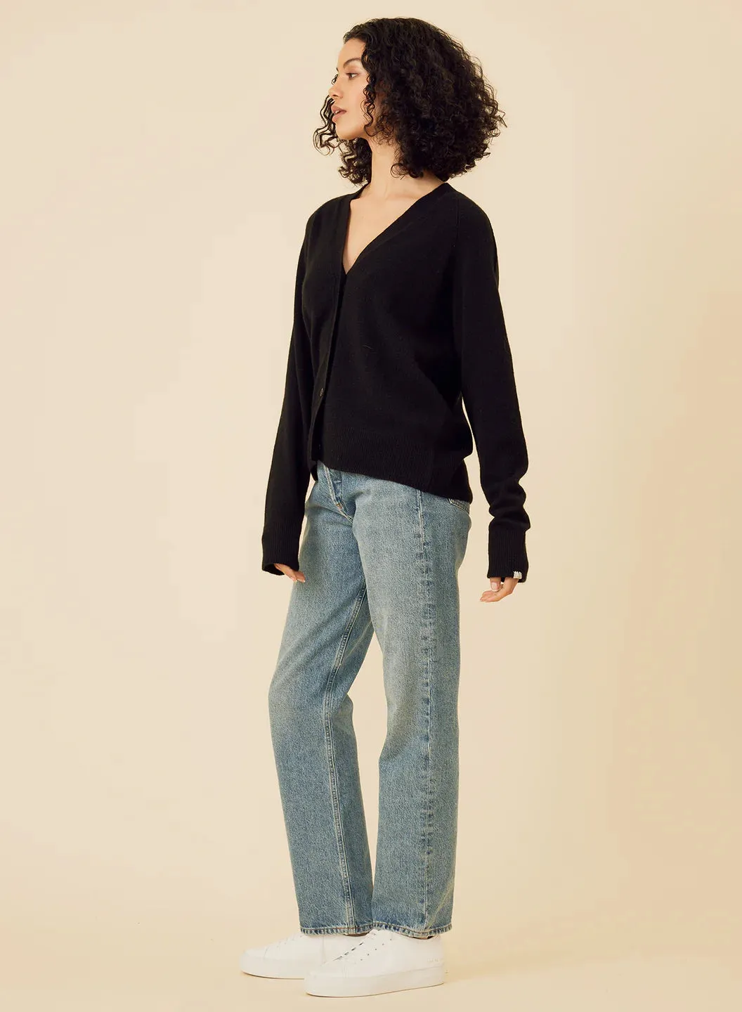 ONE GREY DAY SLOANE CASHMERE CARDIGAN