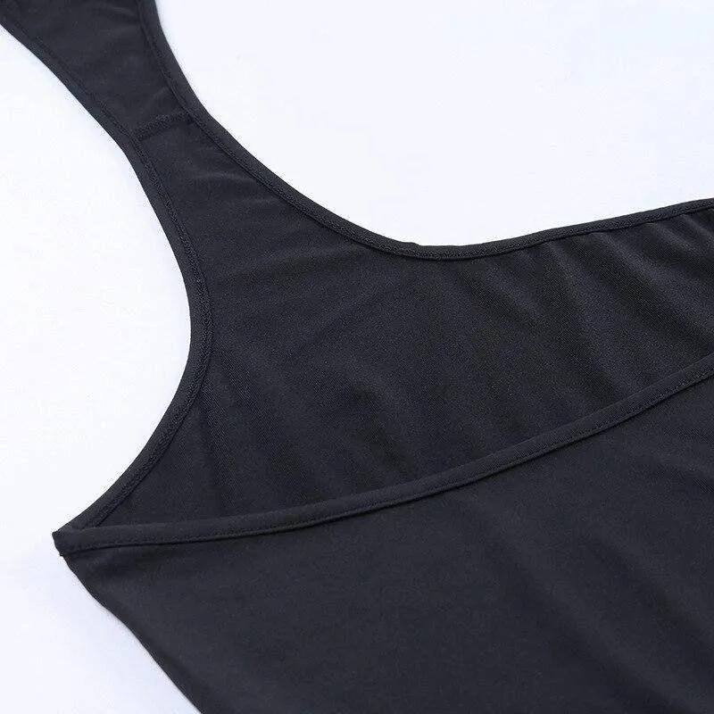 One Shoulder Crop Top