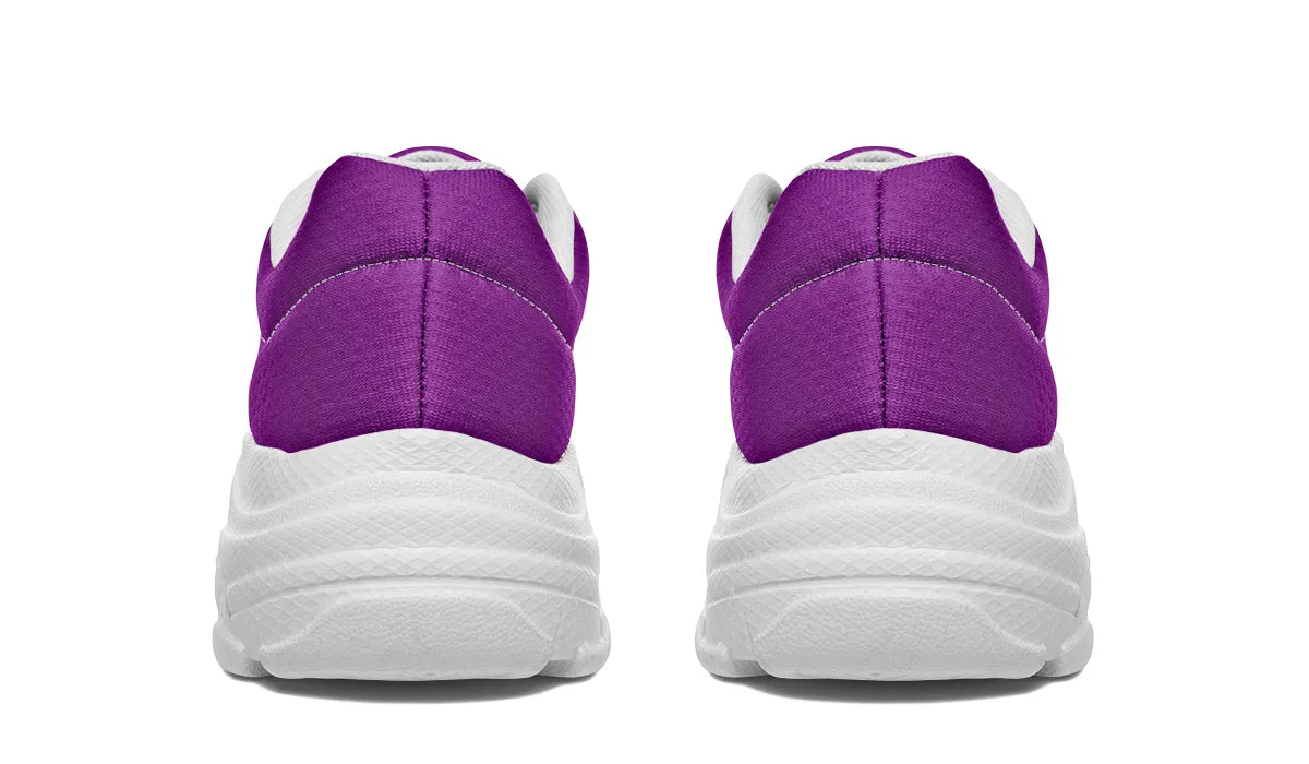 Purple Reign Chunky Sneakers