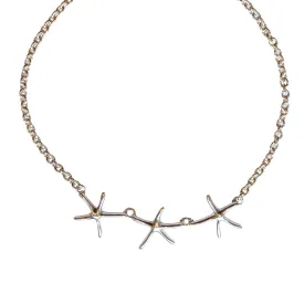 Silver Star Fish Necklace