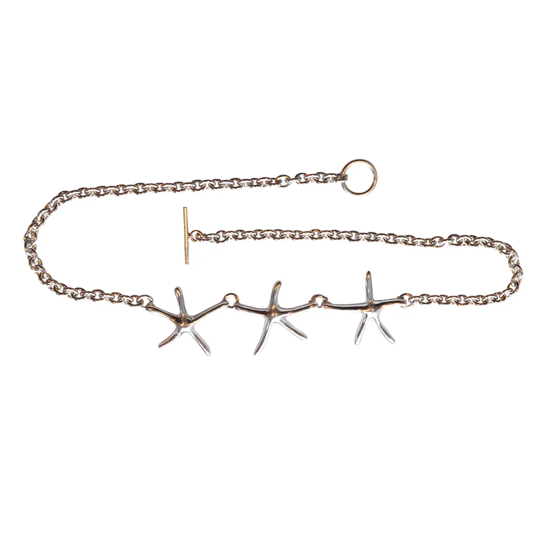 Silver Star Fish Necklace