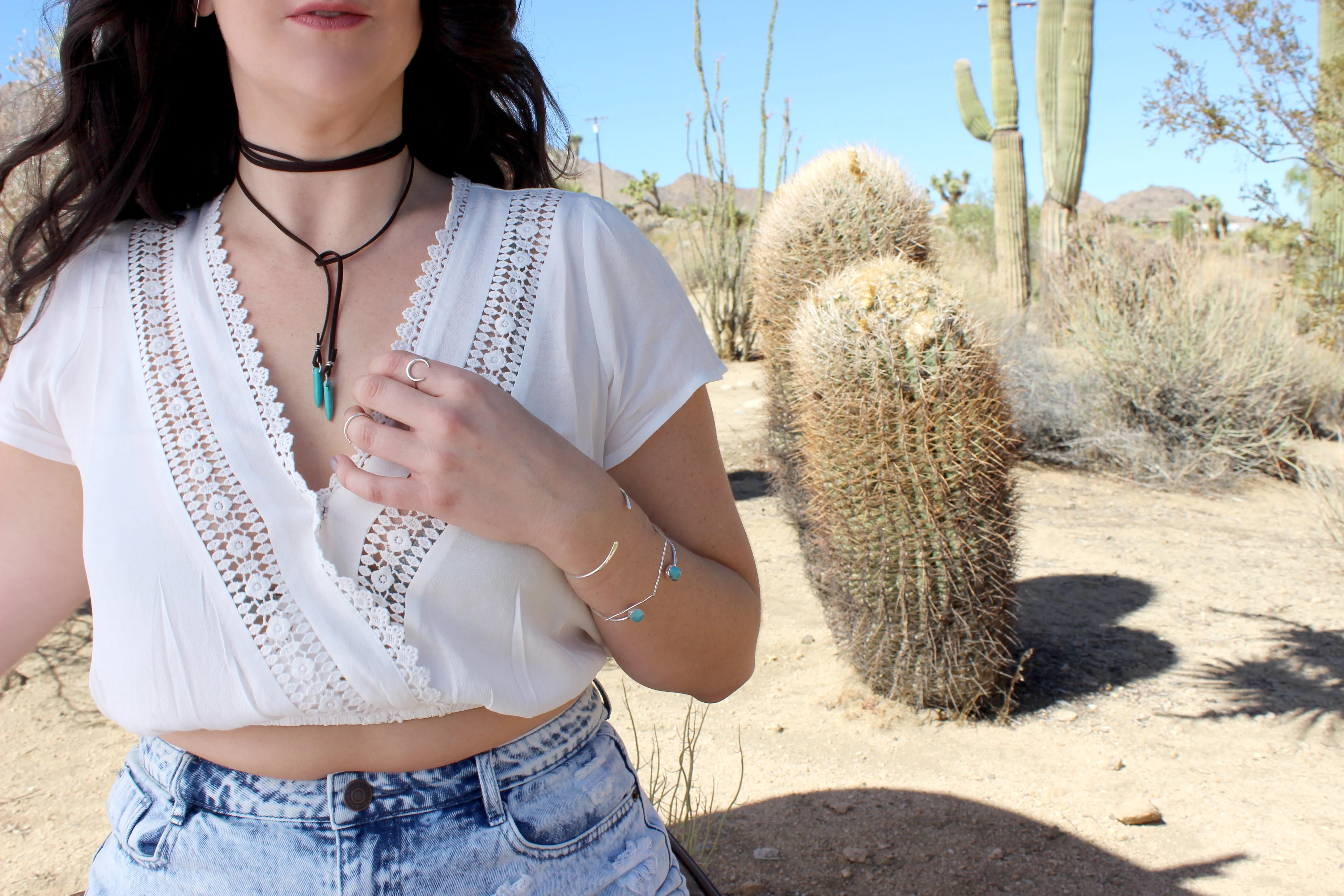 Stacked // Slim Bangle, Gold or Silver, Hammered Bracelet, Stacking Bracelets // BH-B011