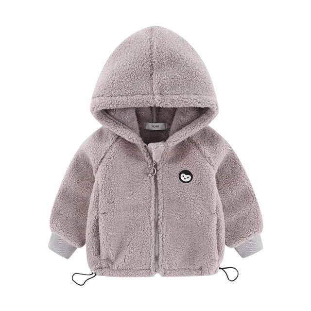 Thickened Cotton Hooded Coat