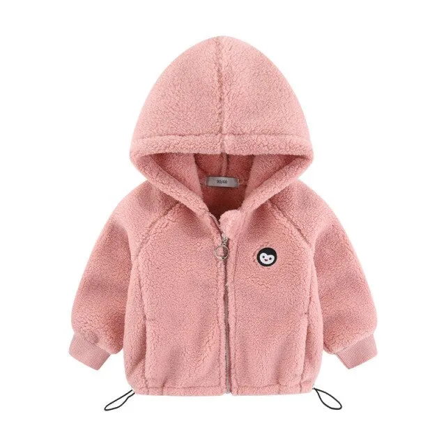 Thickened Cotton Hooded Coat