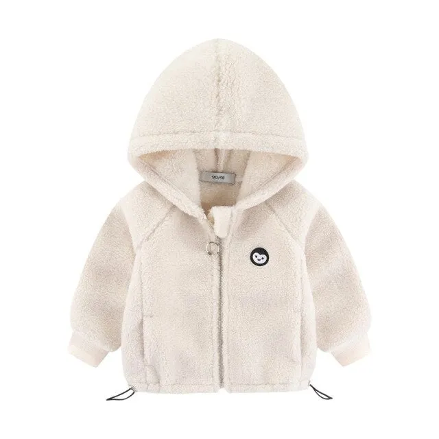 Thickened Cotton Hooded Coat