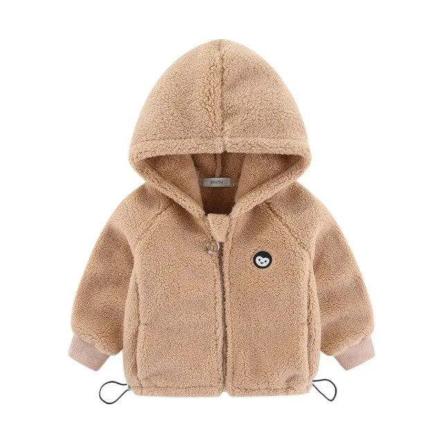 Thickened Cotton Hooded Coat
