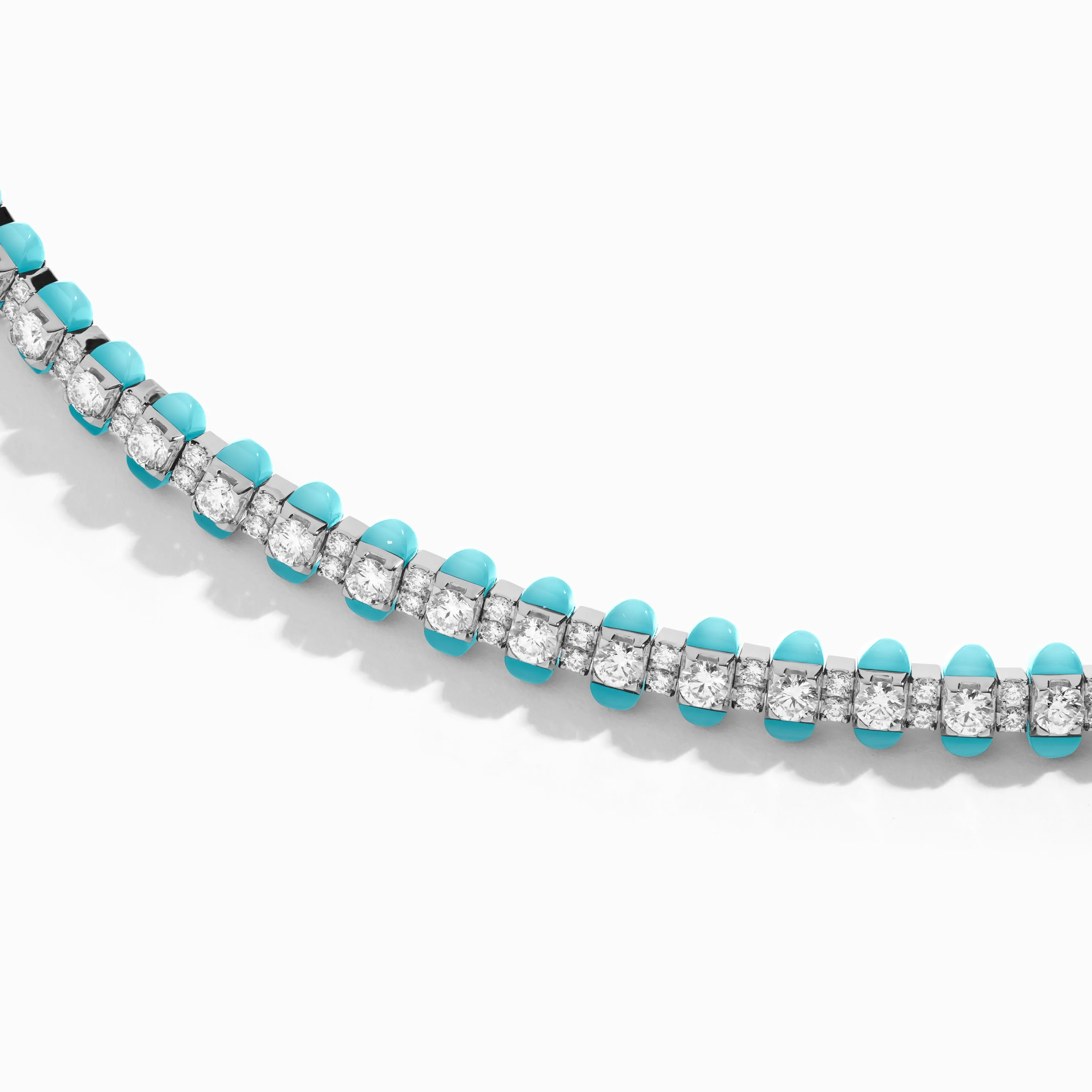 Tip-Top Diamond Tennis Bracelet