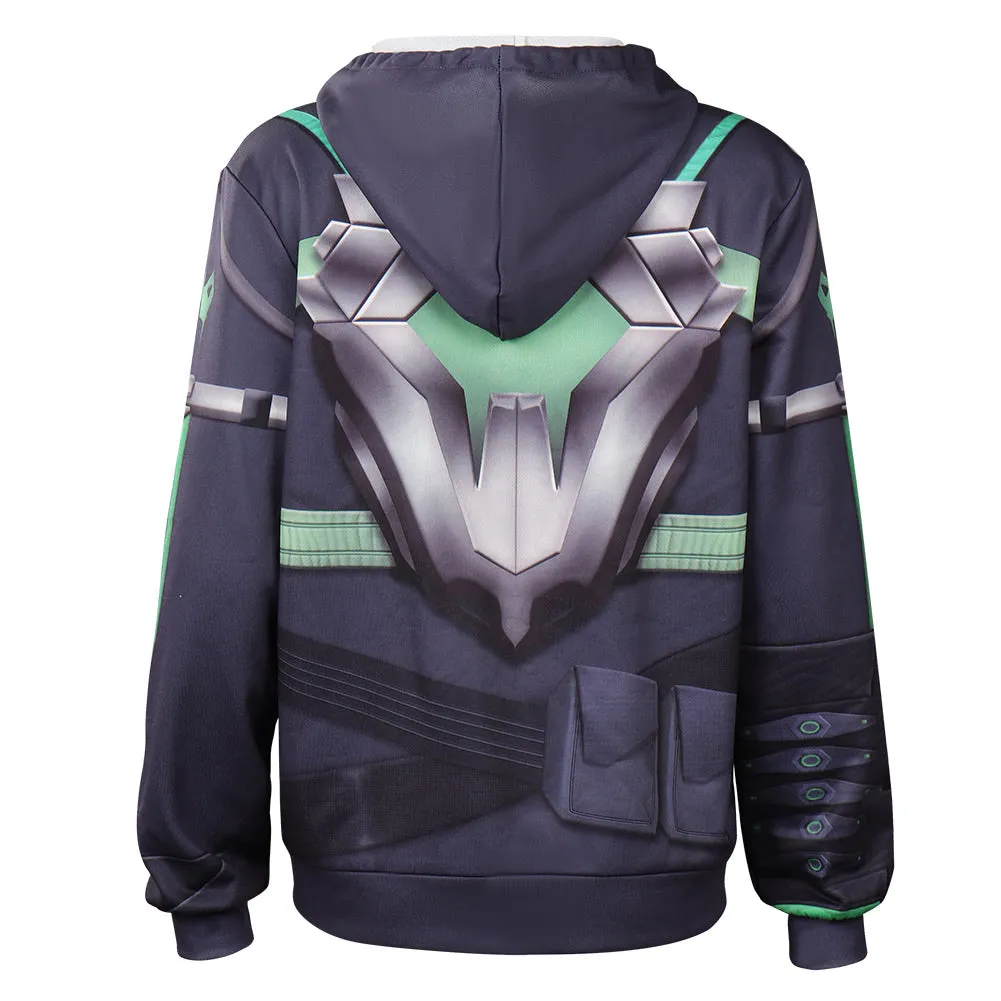 Valorant Viper Cosplay Costume Hoodie Coat Halloween Carnival Suit