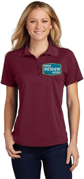 Women's Custom Polo Shirts - Breathable, Lightweight & Embroidered