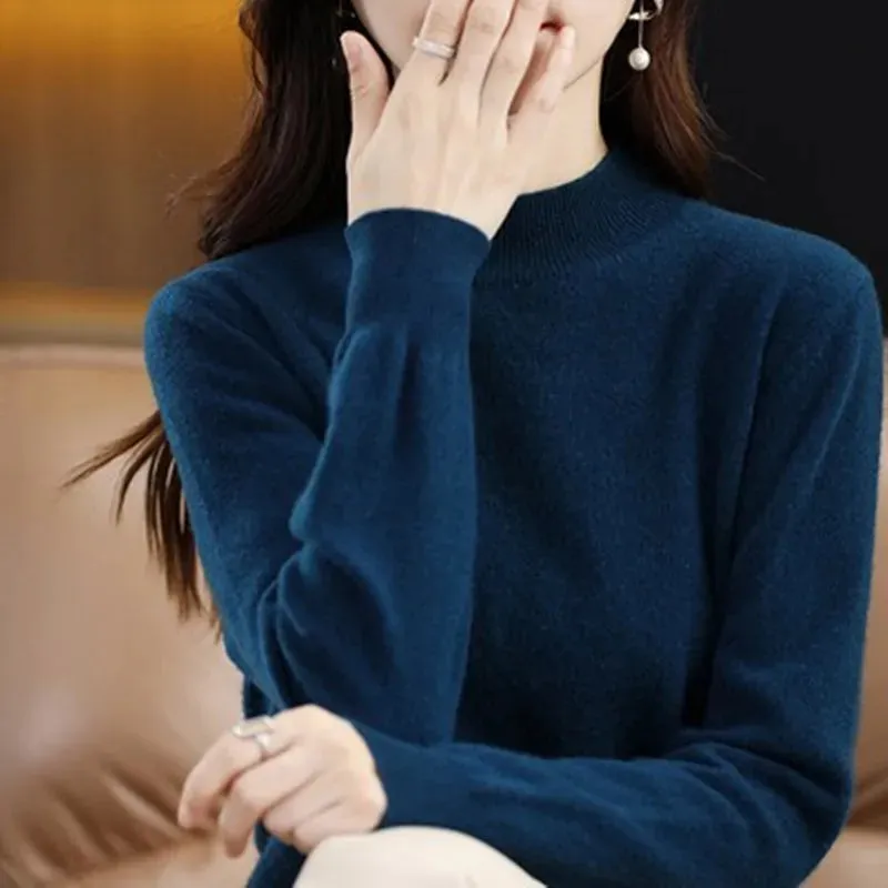 Women's Loose Cashmere Pullover Sweater