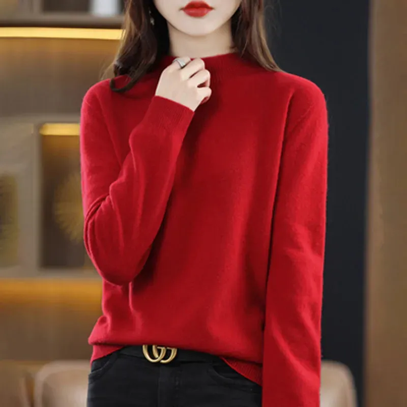 Women's Loose Cashmere Pullover Sweater