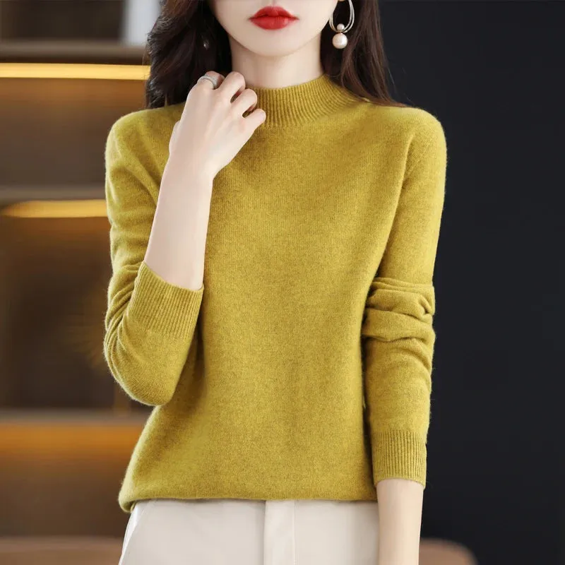 Women's Loose Cashmere Pullover Sweater