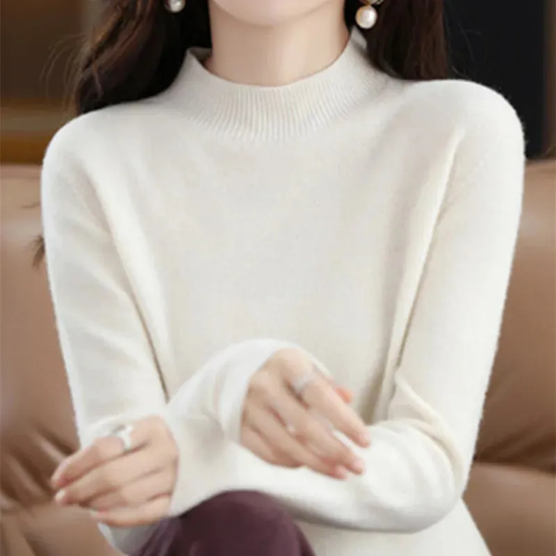 Women's Loose Cashmere Pullover Sweater