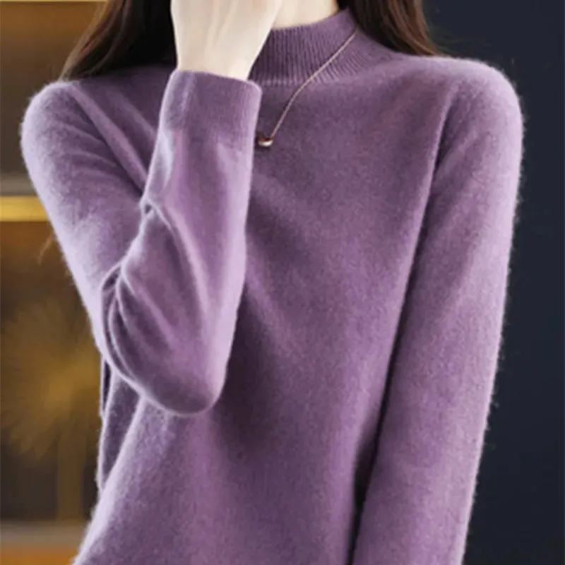 Women's Loose Cashmere Pullover Sweater